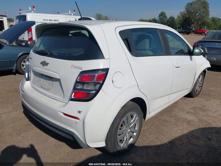 2020 CHEVROLET SONIC FWD  1FL 5-DOOR 1G1JG6SB9L4133668