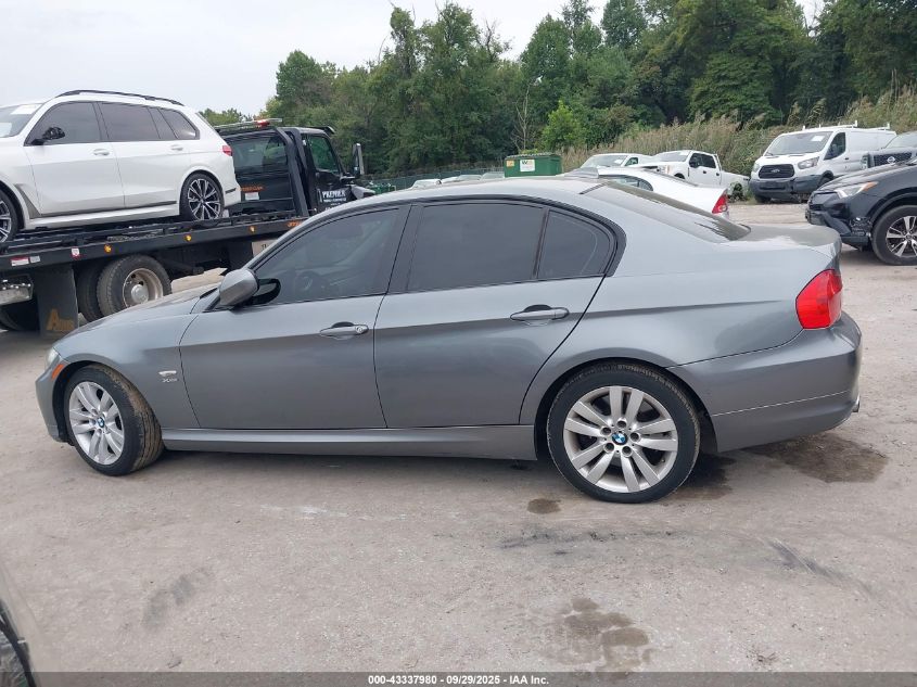 2011 BMW 335I xDrive VIN: WBAPL5C51BA918909 Lot: 43337980