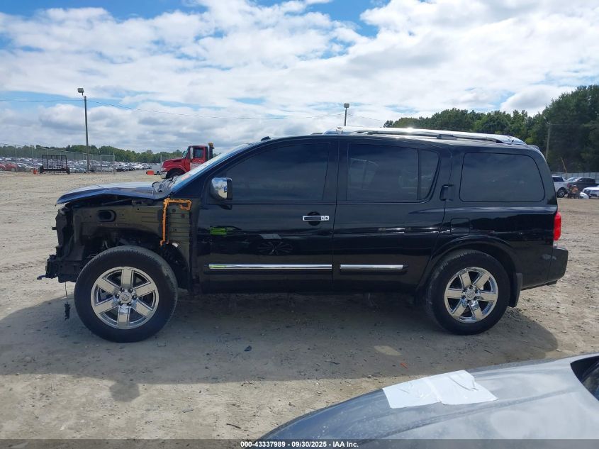 2014 Nissan Armada Platinum VIN: 5N1BA0NF5EN608217 Lot: 43337989