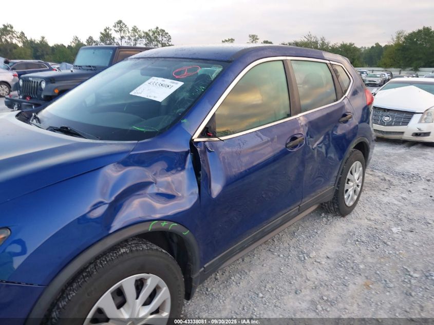 2017 Nissan Rogue S VIN: 5N1AT2MT3HC805105 Lot: 43338081