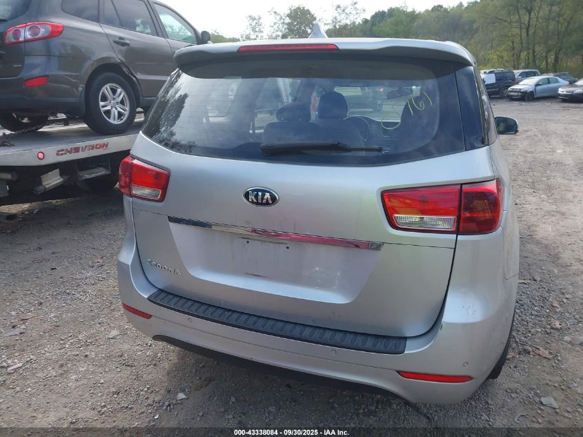 2015 Kia Sedona L VIN: KNDMA5C16F6020761 Lot: 43338084