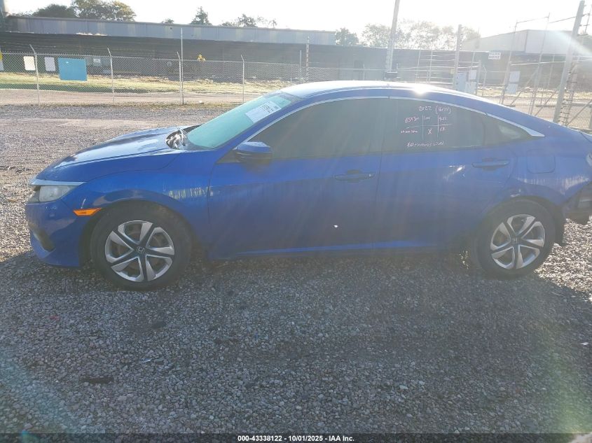 2018 Honda Civic Lx VIN: 19XFC2F52JE026768 Lot: 43338122