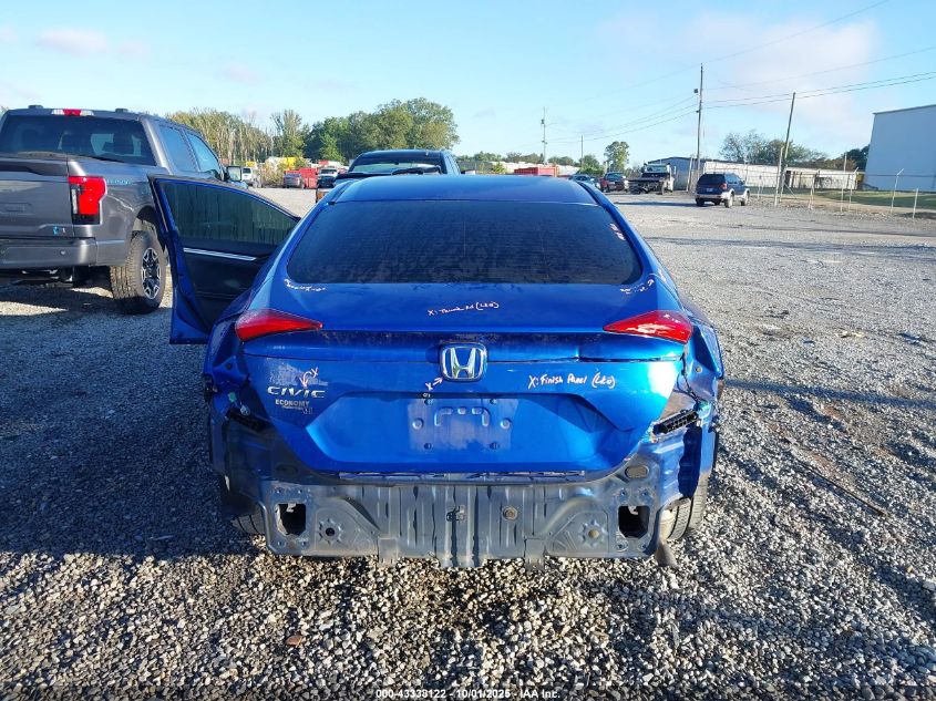 2018 Honda Civic Lx VIN: 19XFC2F52JE026768 Lot: 43338122