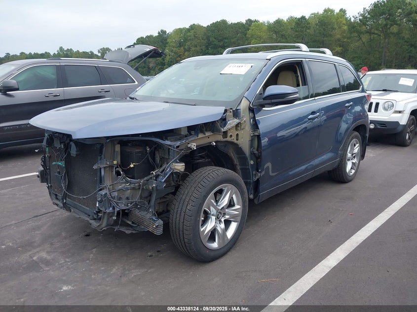 2016 TOYOTA HIGHLANDER LIMITED V6 - 5TDDKRFH8GS333129