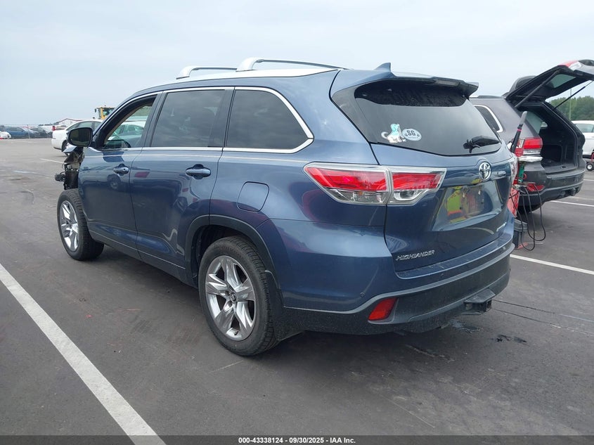 2016 TOYOTA HIGHLANDER LIMITED V6 - 5TDDKRFH8GS333129