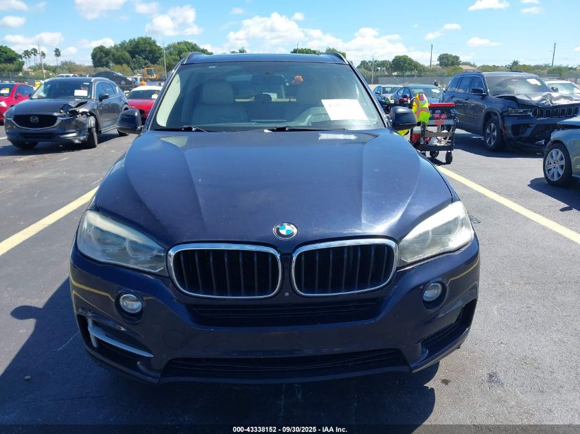 2015 BMW X5 Sdrive35I VIN: 5UXKR2C58F0H34851 Lot: 43338152