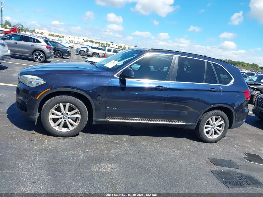 2015 BMW X5 Sdrive35I VIN: 5UXKR2C58F0H34851 Lot: 43338152