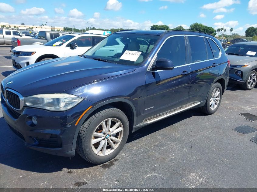 2015 BMW X5 Sdrive35I VIN: 5UXKR2C58F0H34851 Lot: 43338152