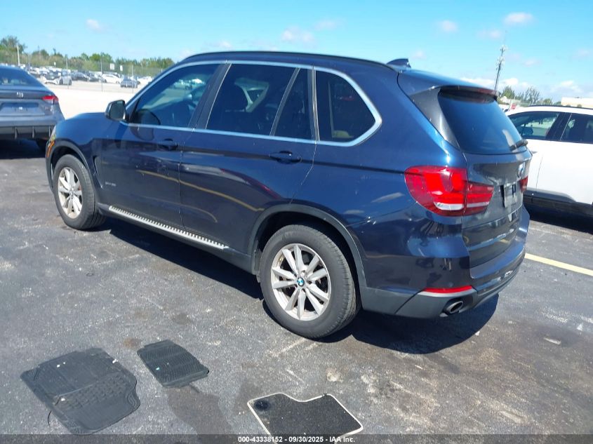2015 BMW X5 Sdrive35I VIN: 5UXKR2C58F0H34851 Lot: 43338152