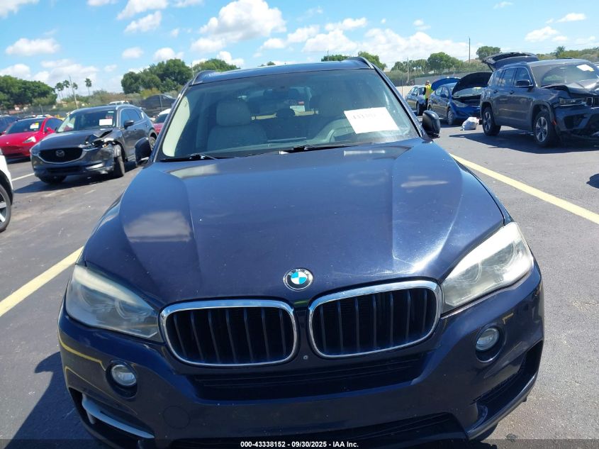 2015 BMW X5 Sdrive35I VIN: 5UXKR2C58F0H34851 Lot: 43338152
