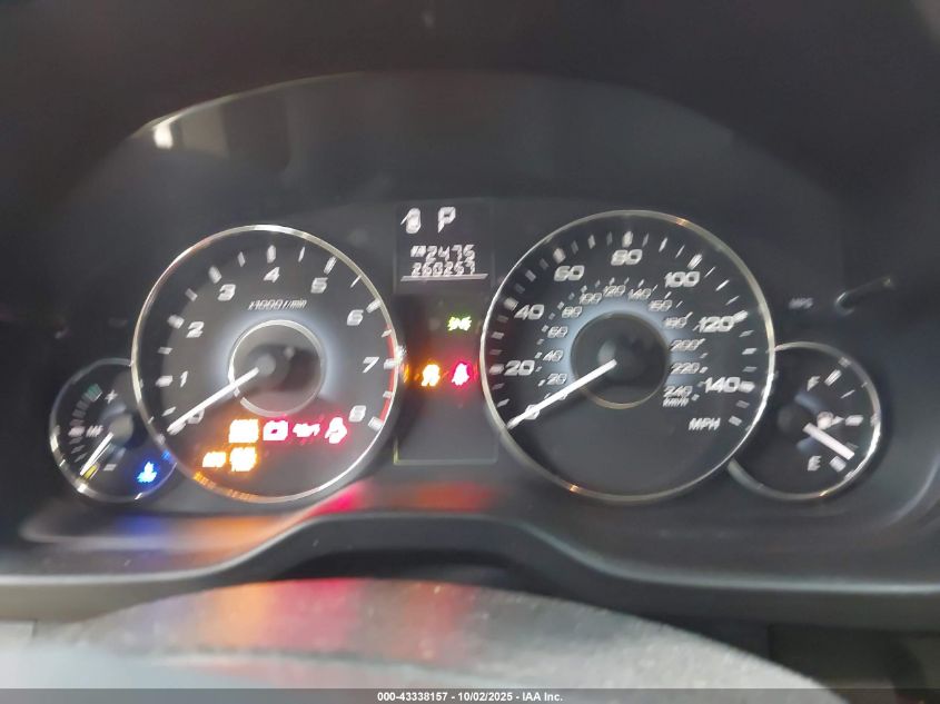 2010 Subaru Legacy 2.5I Limited VIN: 4S3BMCK67A3241280 Lot: 43338157