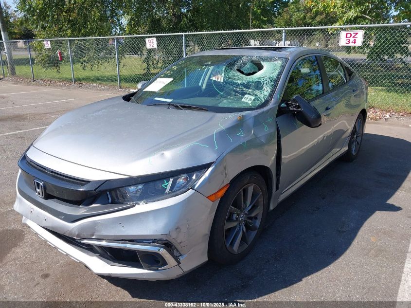 2020 Honda Civic Ex VIN: 19XFC1F37LE216951 Lot: 43338162