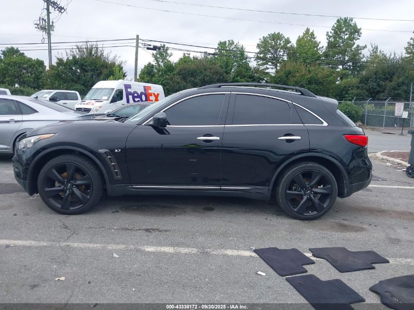 2017 Infiniti Qx70 VIN: JN8CS1MU5HM143996 Lot: 43338172