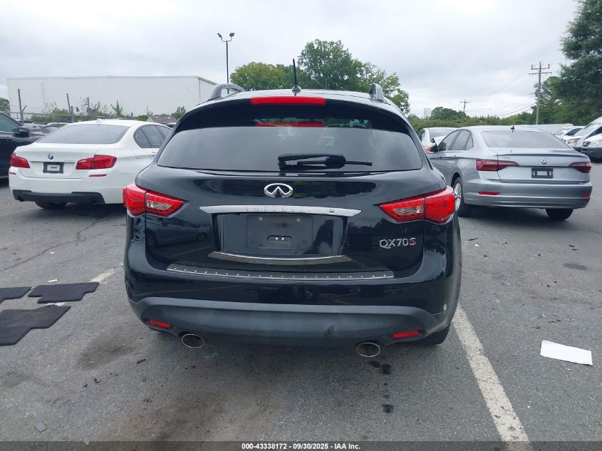 2017 Infiniti Qx70 VIN: JN8CS1MU5HM143996 Lot: 43338172