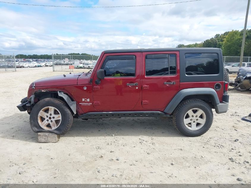 2009 Jeep Wrangler Unlimited X VIN: 1J4GA39179L786698 Lot: 43338179