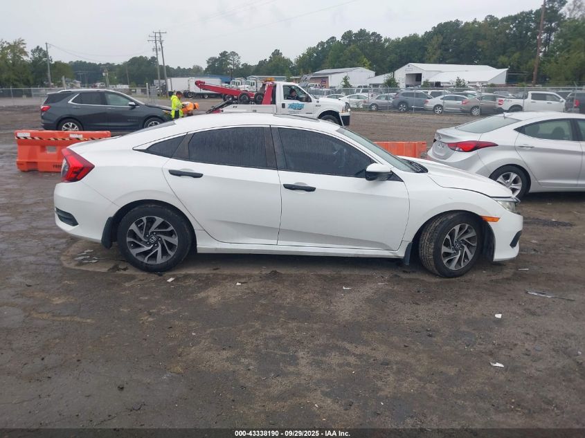 2016 Honda Civic Ex VIN: 19XFC2F75GE243399 Lot: 43338190