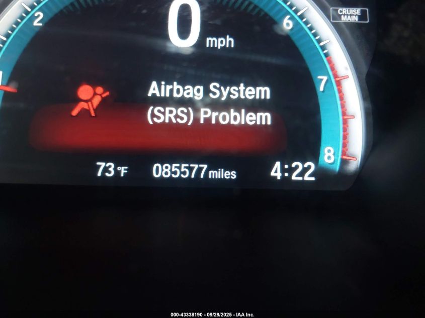 2016 Honda Civic Ex VIN: 19XFC2F75GE243399 Lot: 43338190