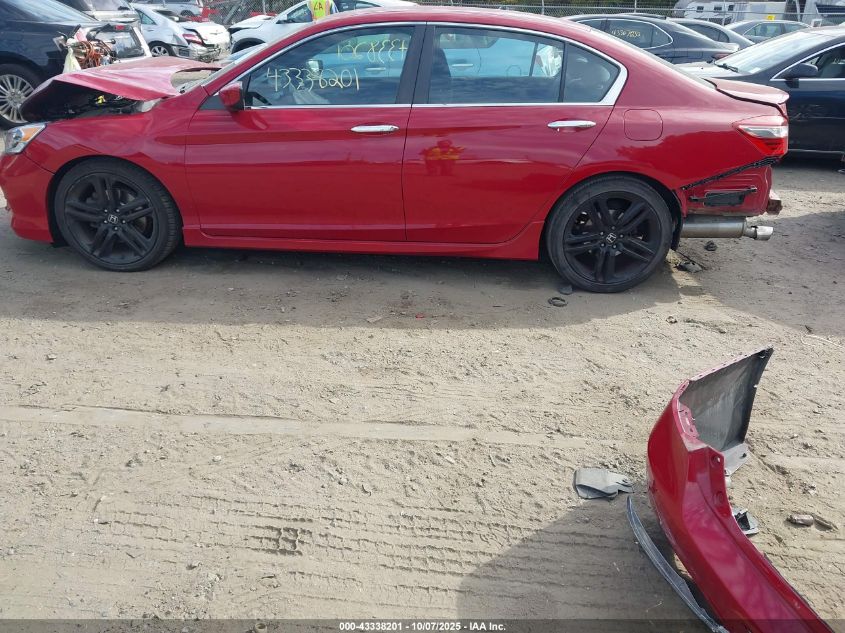 2016 Honda Accord Sport VIN: 1HGCR2F5XGA096808 Lot: 43338201