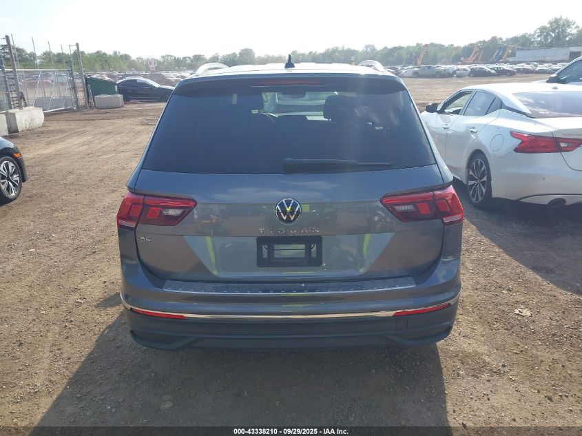 2022 Volkswagen Tiguan 2.0T Se VIN: 3VV3B7AX2NM161144 Lot: 43338210