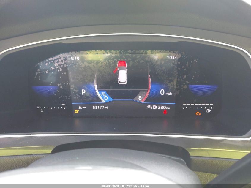 2022 Volkswagen Tiguan 2.0T Se VIN: 3VV3B7AX2NM161144 Lot: 43338210