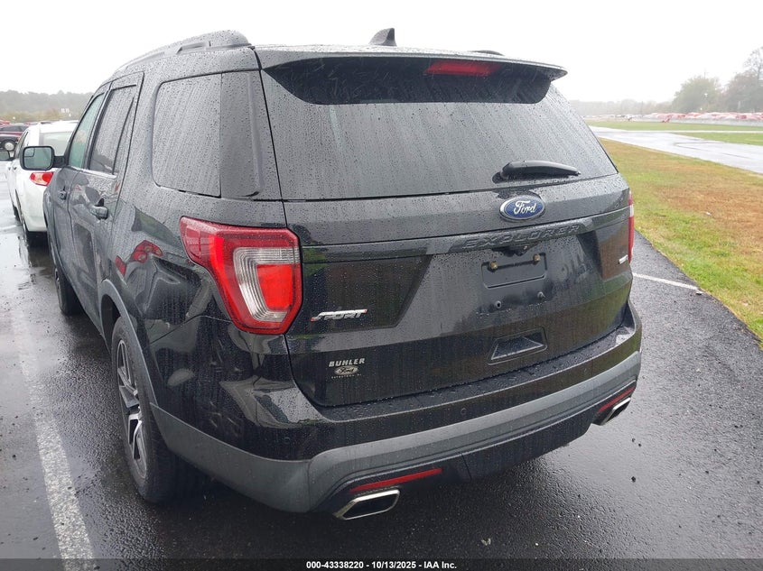 Vin: 1fm5k8gt9hgd47470, lot: 43832934, ford explorer sport 20173