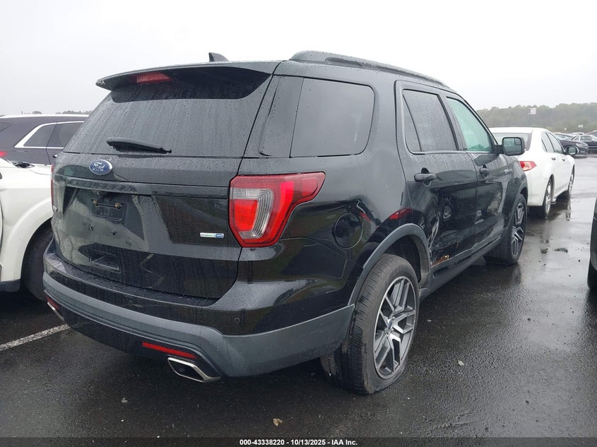 Vin: 1fm5k8gt9hgd47470, lot: 43832934, ford explorer sport 20174