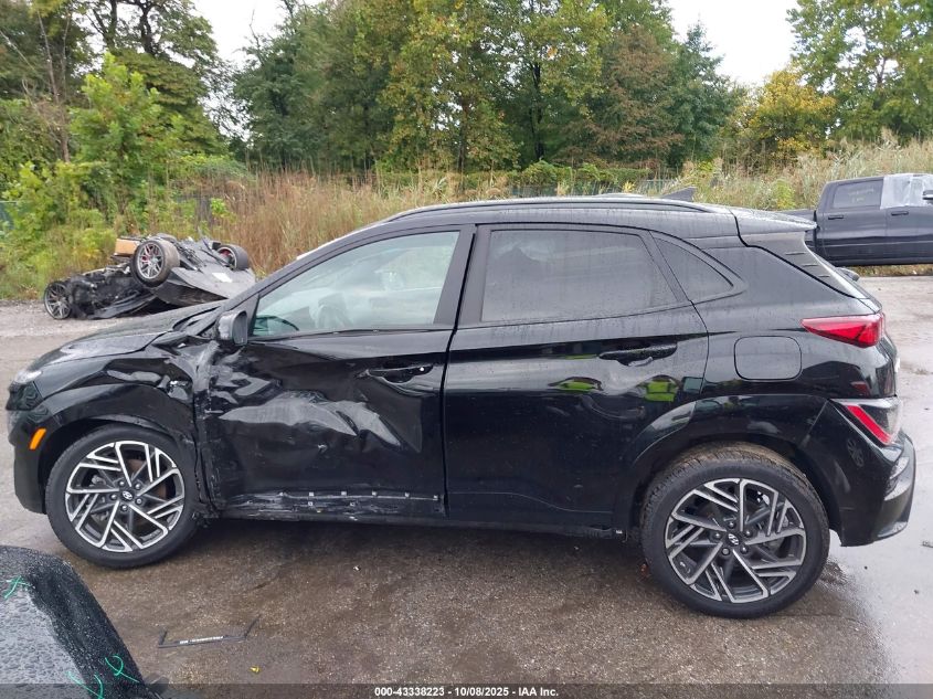 2022 Hyundai Kona N Line VIN: KM8K3CA37NU831081 Lot: 43338223