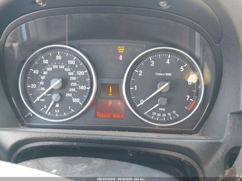 2011 BMW 328I VIN: WBAPH7C58BE851358 Lot: 43338238