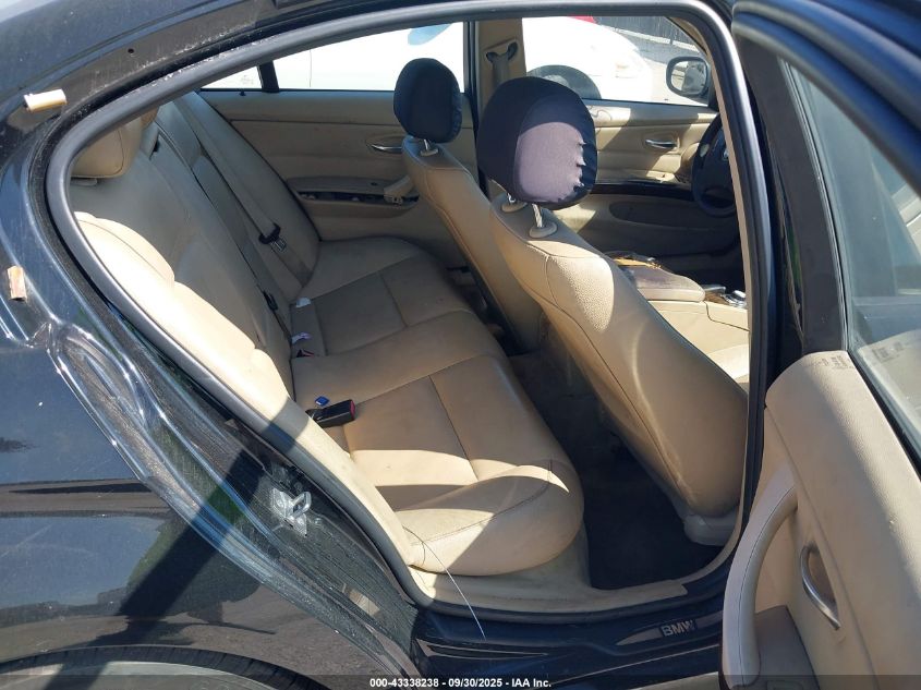 2011 BMW 328I VIN: WBAPH7C58BE851358 Lot: 43338238