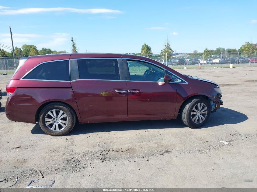 2016 Honda Odyssey Ex-L VIN: 5FNRL5H63GB053534 Lot: 43338243