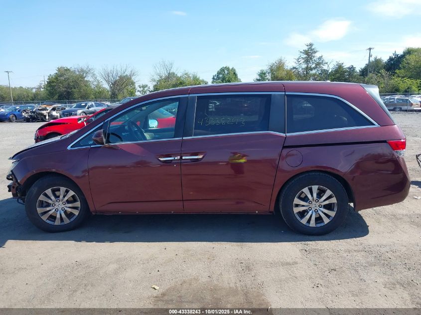 2016 Honda Odyssey Ex-L VIN: 5FNRL5H63GB053534 Lot: 43338243