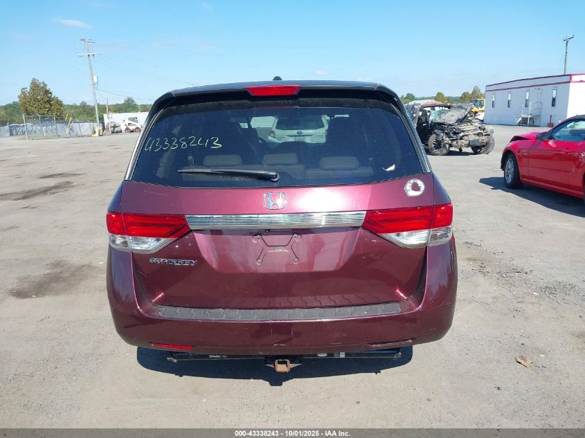 2016 Honda Odyssey Ex-L VIN: 5FNRL5H63GB053534 Lot: 43338243