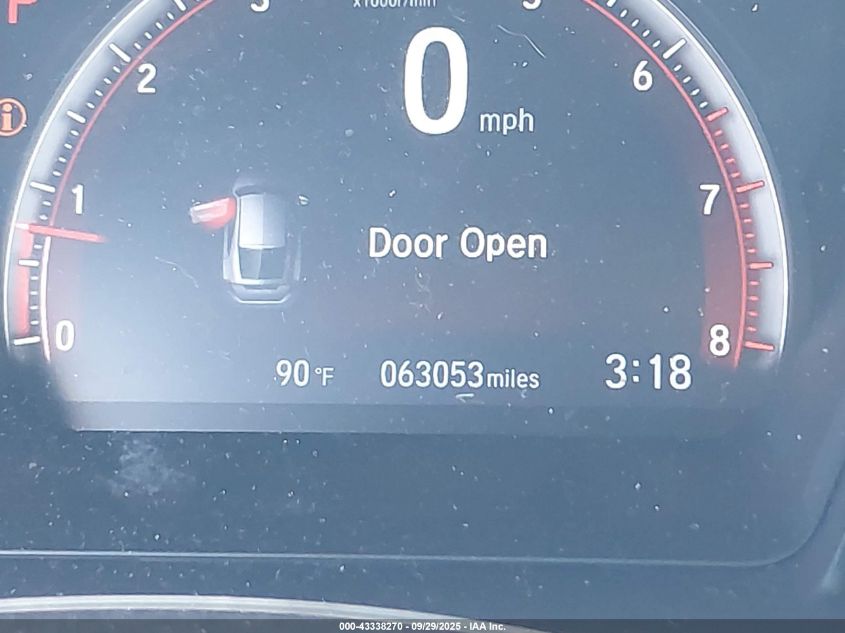 2019 Honda Civic Sport VIN: SHHFK7H48KU203127 Lot: 43400027