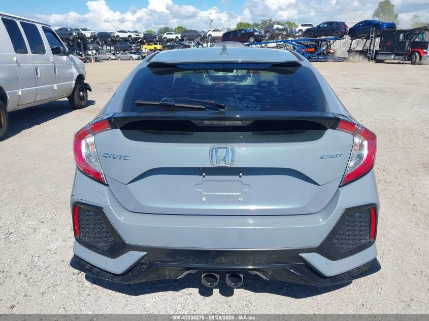 2019 Honda Civic Sport VIN: SHHFK7H48KU203127 Lot: 43400027