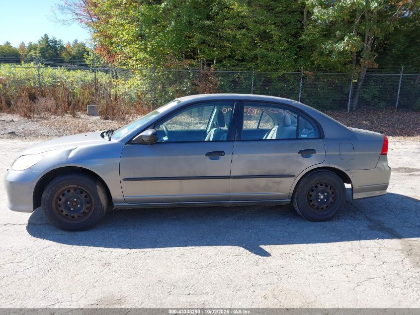 2005 Honda Civic Vp VIN: 2HGES16305H629916 Lot: 43338290