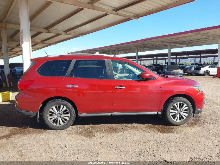 2017 Nissan Pathfinder Sl VIN: 5N1DR2MM5HC621689 Lot: 43338309