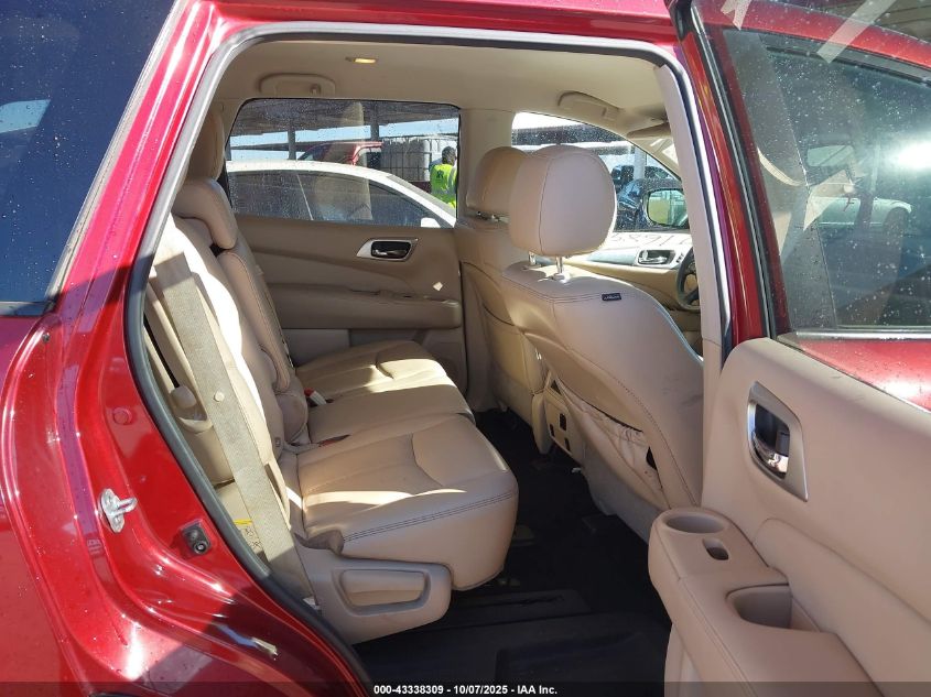 2017 Nissan Pathfinder Sl VIN: 5N1DR2MM5HC621689 Lot: 43338309