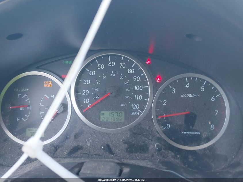 2005 Subaru Impreza Outback Sport Base W/Special Edition VIN: JF1GG68535G818677 Lot: 43338312