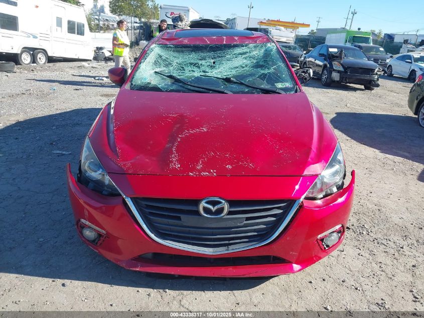 2015 Mazda Mazda3 I Grand Touring VIN: 3MZBM1W74FM154334 Lot: 43338317