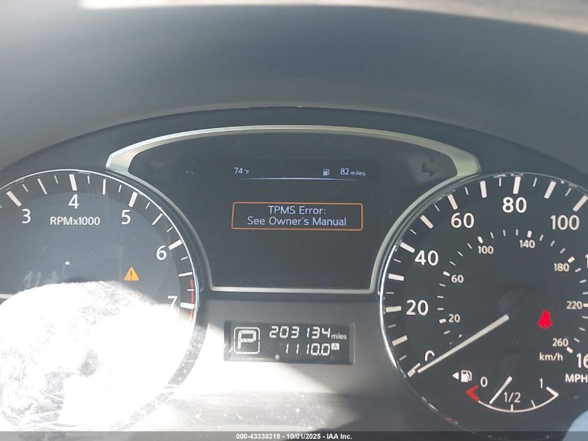 2015 Nissan Altima 2.5/2.5 S/2.5 Sl/2.5 Sv VIN: 1N4AL3AP9FN346672 Lot: 43338319