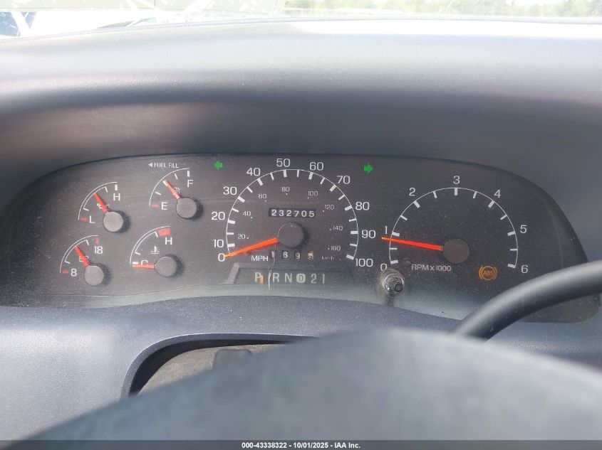 1999 Ford F-250 Lariat/Xl/Xlt VIN: 1FTNF20L2XEC22160 Lot: 43338322