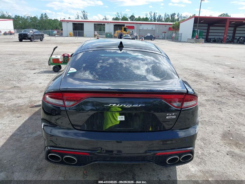 2022 Kia Stinger Gt1 VIN: KNAE45LC4N6110581 Lot: 43338325