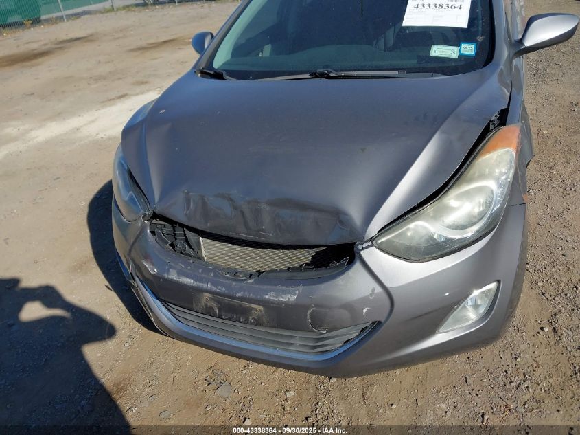 2013 Hyundai Elantra Gls VIN: 5NPDH4AE5DH240603 Lot: 43338364