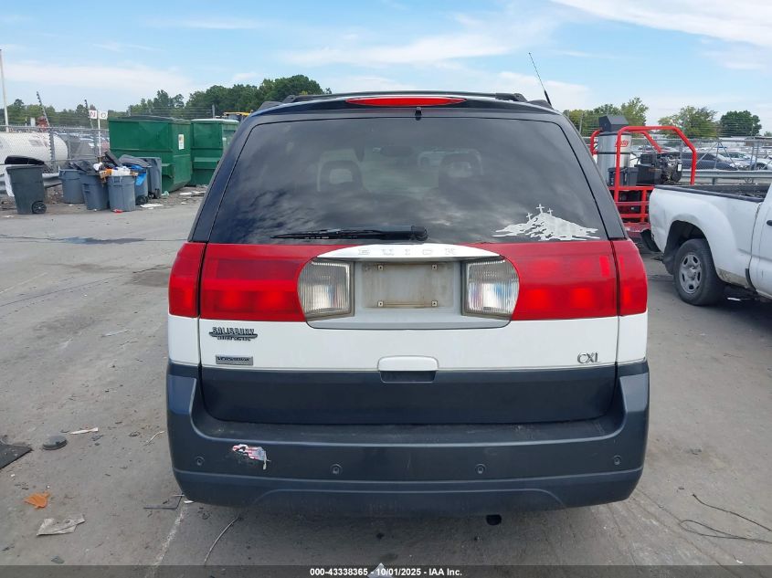 2002 Buick Rendezvous Cxl VIN: 3G5DB03E72S560300 Lot: 43338365