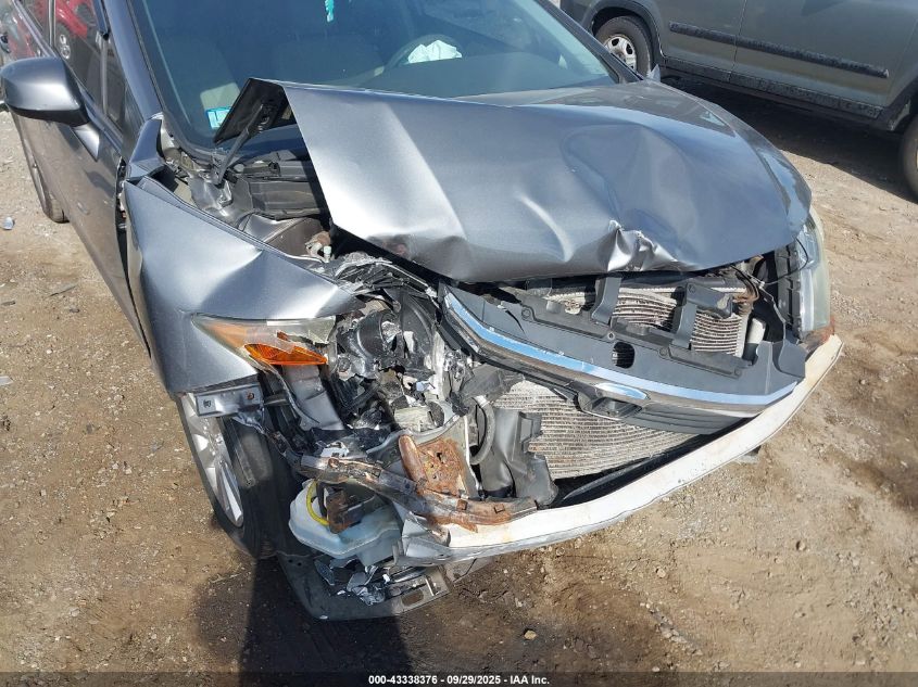 2012 Honda Civic Ex VIN: 19XFB2F8XCE335985 Lot: 43338376