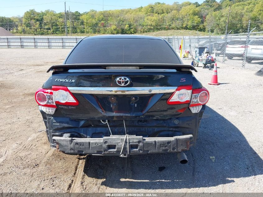 2013 Toyota Corolla S VIN: 2T1BU4EE4DC106858 Lot: 43338377