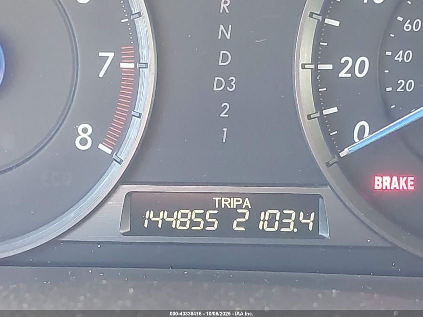 2010 Honda Accord Crosstour Ex-L VIN: 5J6TF2H54AL003629 Lot: 43338416