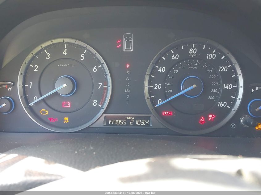 2010 Honda Accord Crosstour Ex-L VIN: 5J6TF2H54AL003629 Lot: 43338416