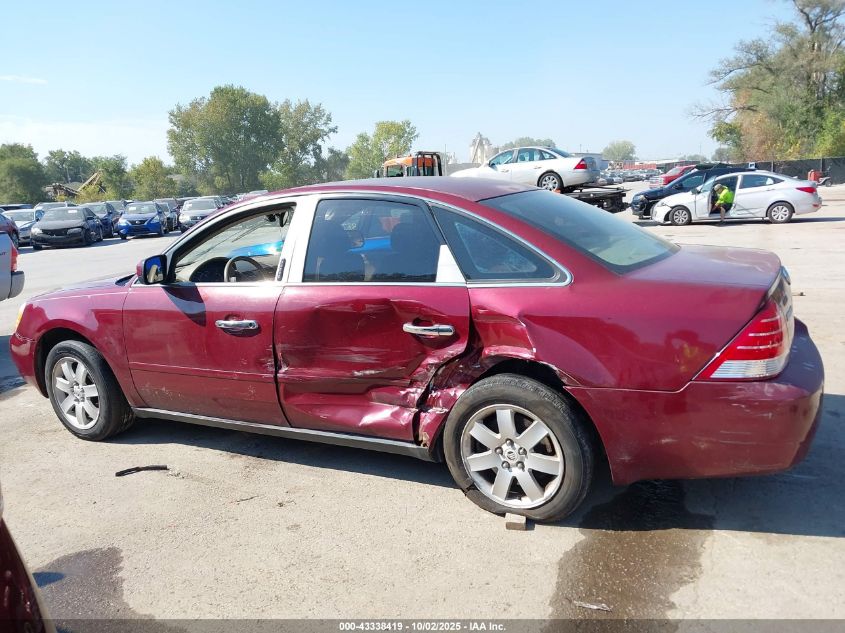 2005 Mercury Montego Luxury VIN: 1MEFM40155G609175 Lot: 43338419