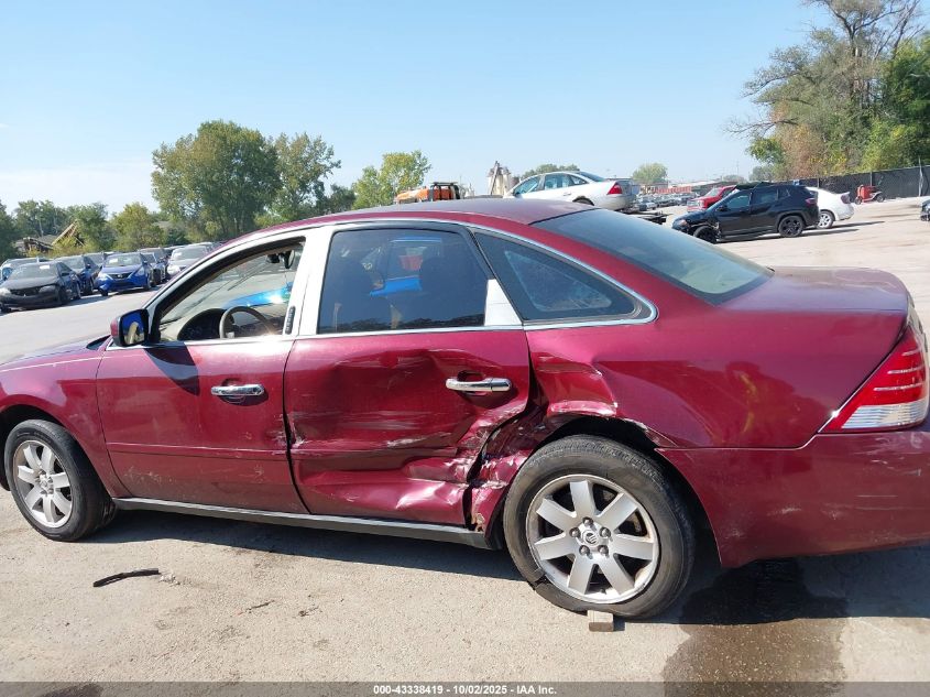 2005 Mercury Montego Luxury VIN: 1MEFM40155G609175 Lot: 43338419